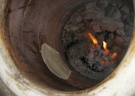 bread in tanoor