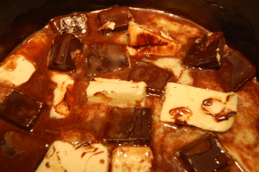 butter and chocolate