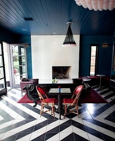 hotel saint cecilia striped floors 2